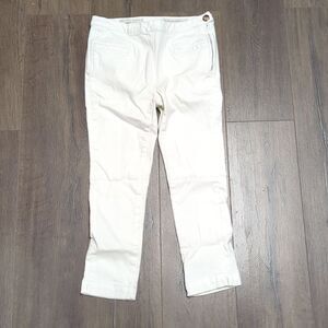 Anthropologie Pilcro and the Letterpress‎ High Rise Denim Leggings size 28 White
